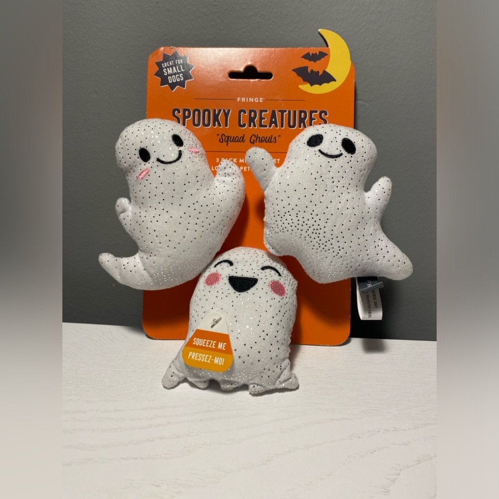 Fringe Spooky Creatures Squad Ghouls 3 Pack Dog Toys
